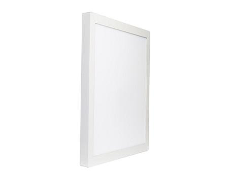 What are the components of the LED panel light?